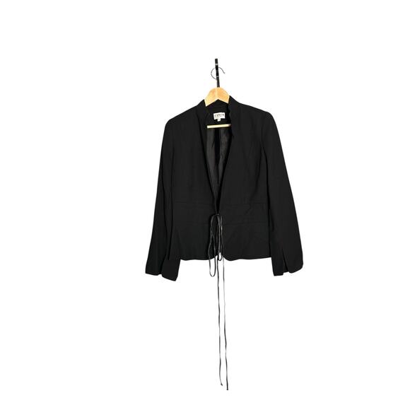 J'ENVIE New York Women's Black 100% Wool Blazer Jacket Size 12 - Picture 1 of 6